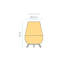 13'' Battery Powered Integrated LED Outdoor Table Lamp