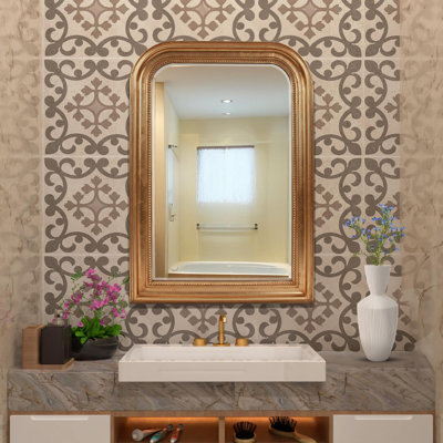 Miroir en bois massif Elphaba