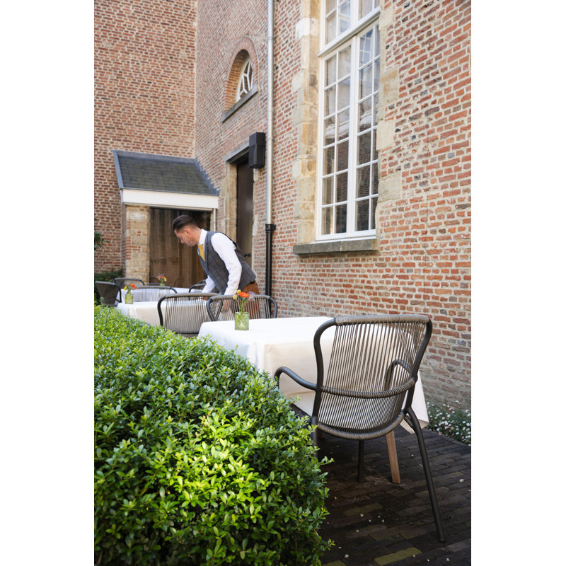 Loop Outdoor Dining Armchair, Gray