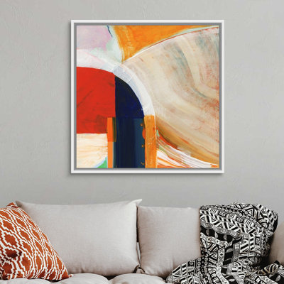Bleu orange I - reproduction d'art