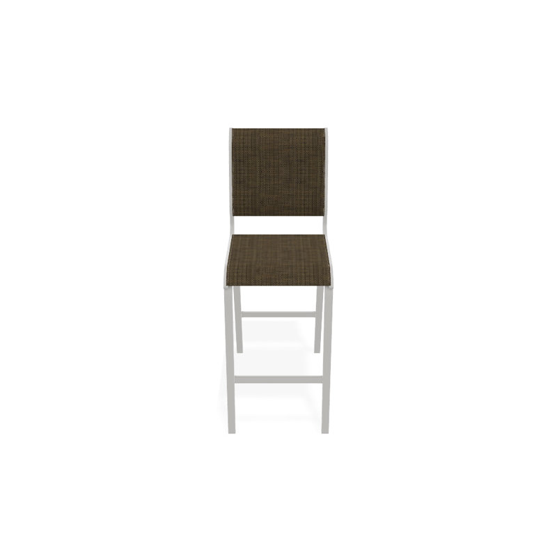 Tabouret de bar 29,5 po Holna, Beacon taupe Sunbrella®, Neige texturée