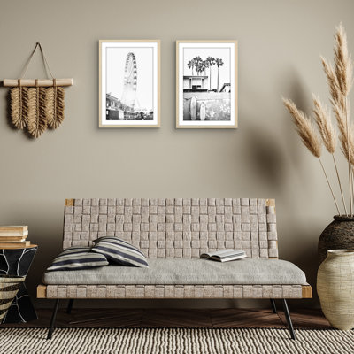 Americanflat Picture Frame - Set of 2 - Frame with Mat - Polished Plexiglass
