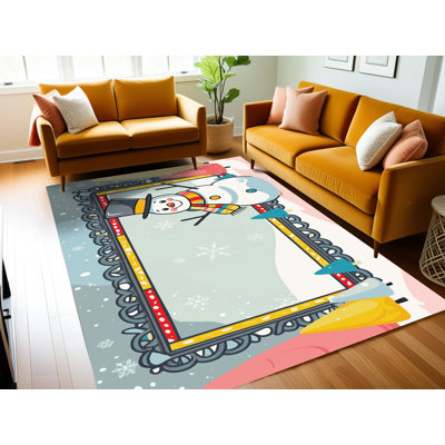 Tapis de vacances d'hiver de Noël lavable The Holiday Aisle®