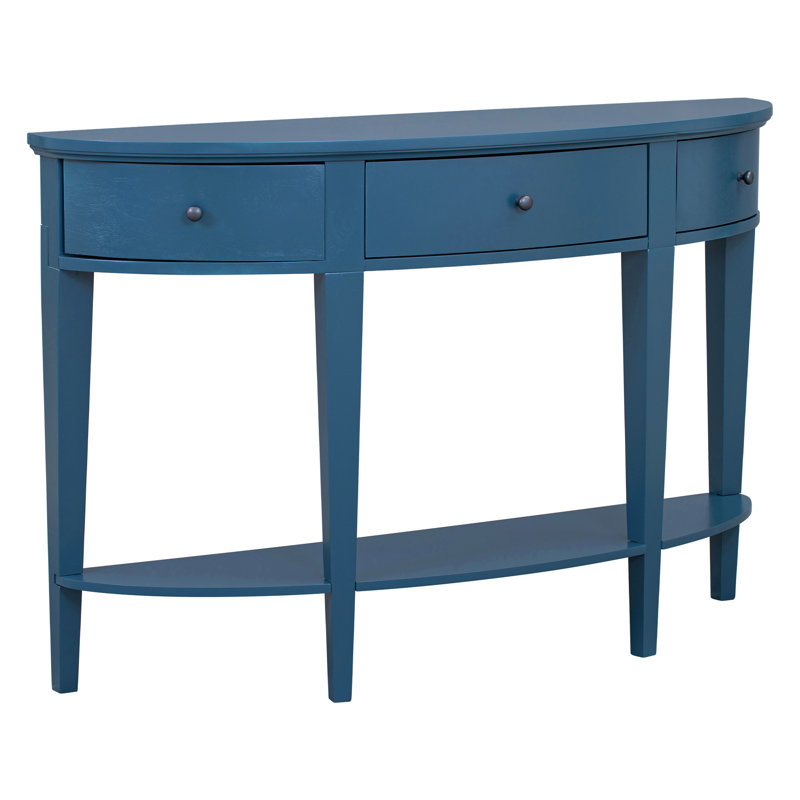Ladedra 51.1'' Console Table, Navy Blue