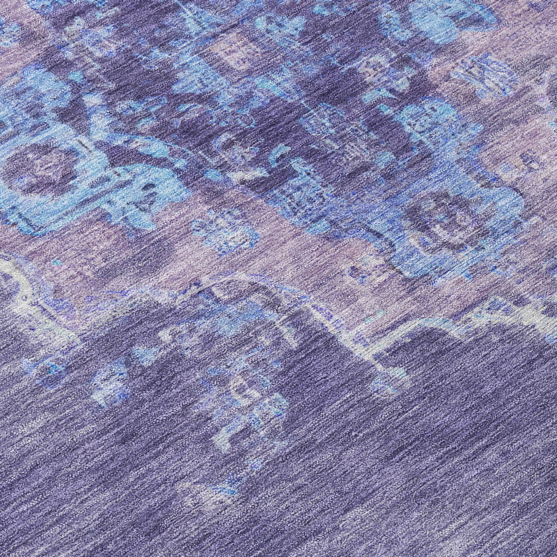 Machine Washable Indoor/Outdoor Hashlamoun ACN2321 Global Rug, Rectangle 10' x 14'