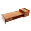 Support pour bureau avec tiroir de rangement en bambou Narx