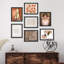 Fine Art Portrait Mid-Century Shape, impression géométrique abstraite encadrée sur papier, 7 pièces-92573511-92573513