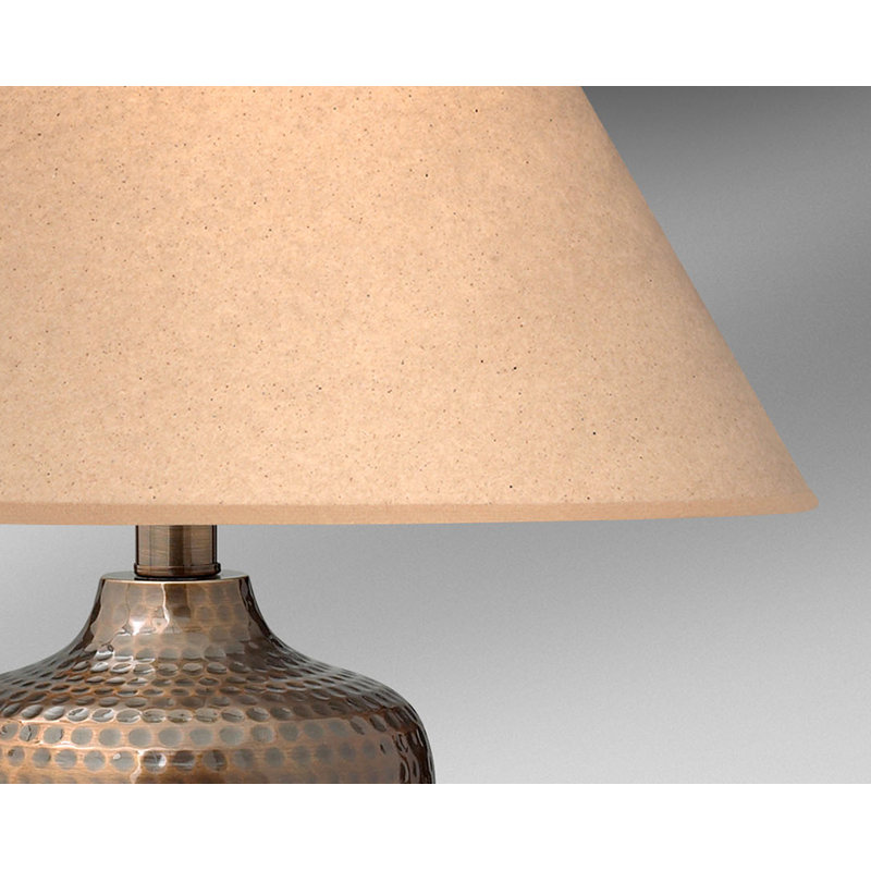 Azure Collection 29 in. Hammered Bronze Resin Table Lamp