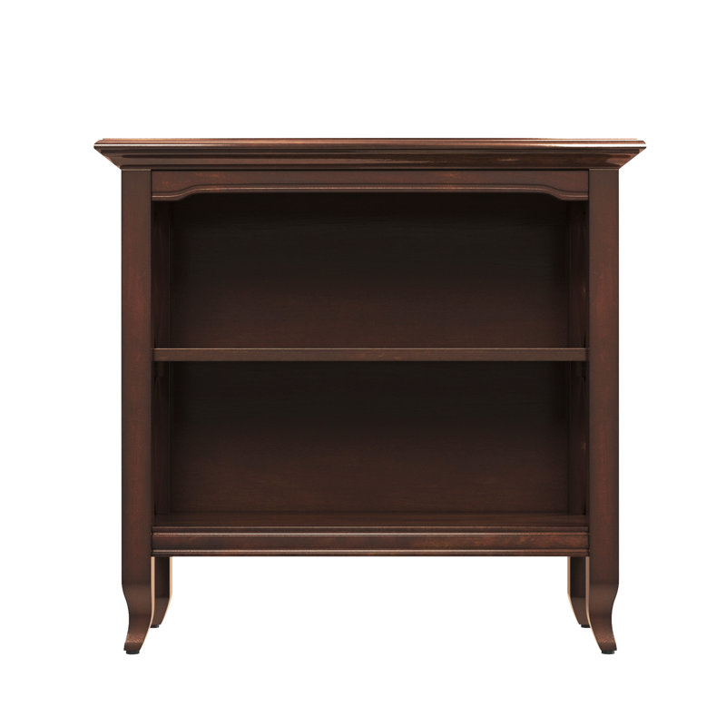 Newport 32"W 2 Shelf Bookcase, Plantation Cherry