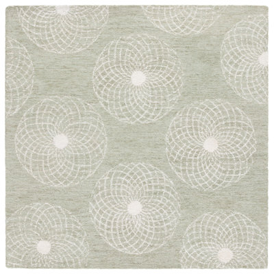 Ebony Hand Tufted Performance Geometric Rug