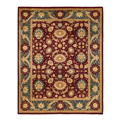 Kipley One-of-a-Kind 8 X 10 2000s Wool Area Rug in Purple