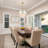 Coastal 5-Light Gold Seashell Chandelier With Capiz Shells for Living Room & Foyer