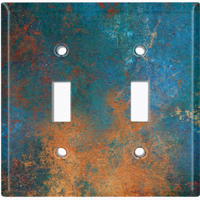 Plaque murale d'interrupteur à bascule Patina
