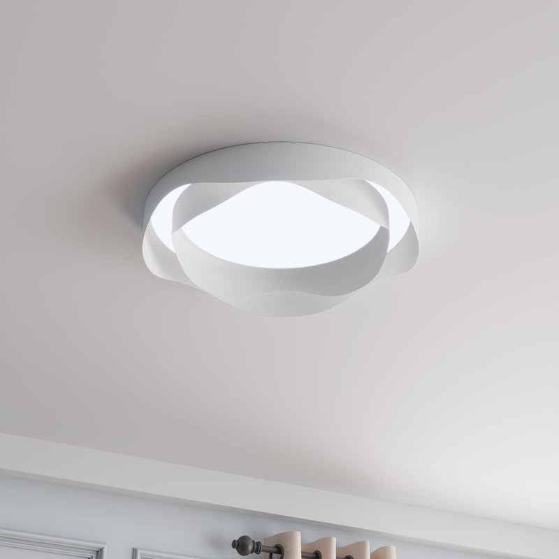 Ingalill 6000K LED White Dimmable Modern Flush Mount Light Fixture