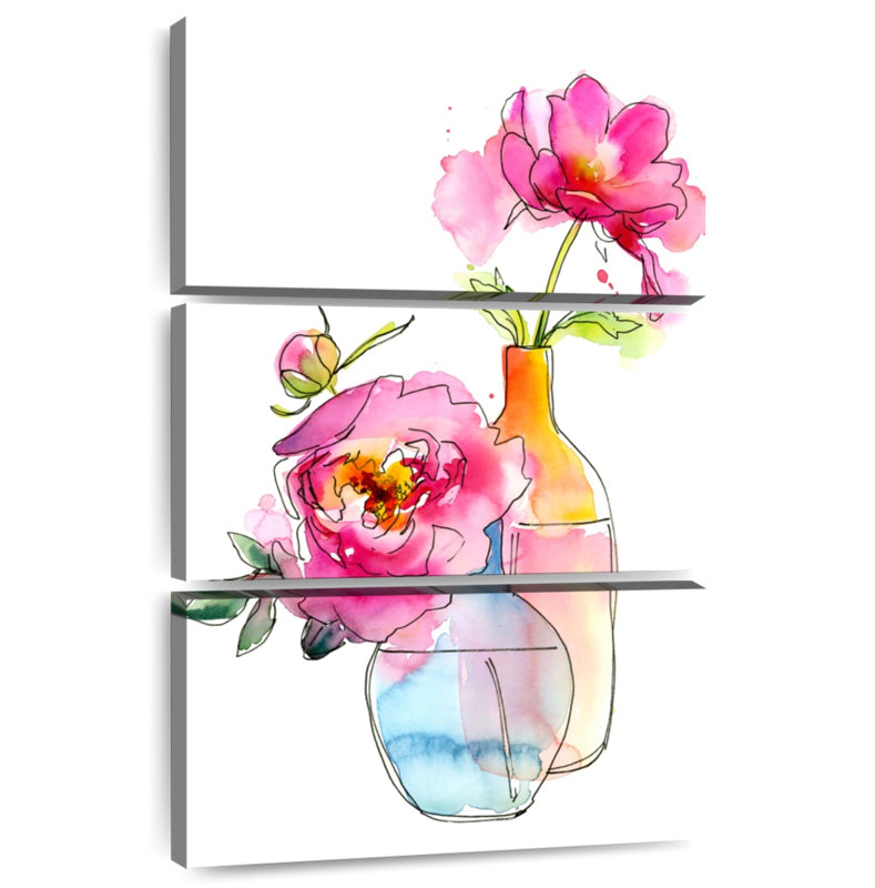 Harnek pivoine dans des vases