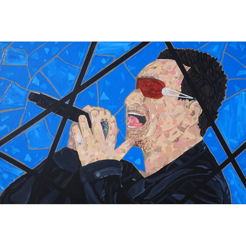 Bono Painting by Eddie Bruckner