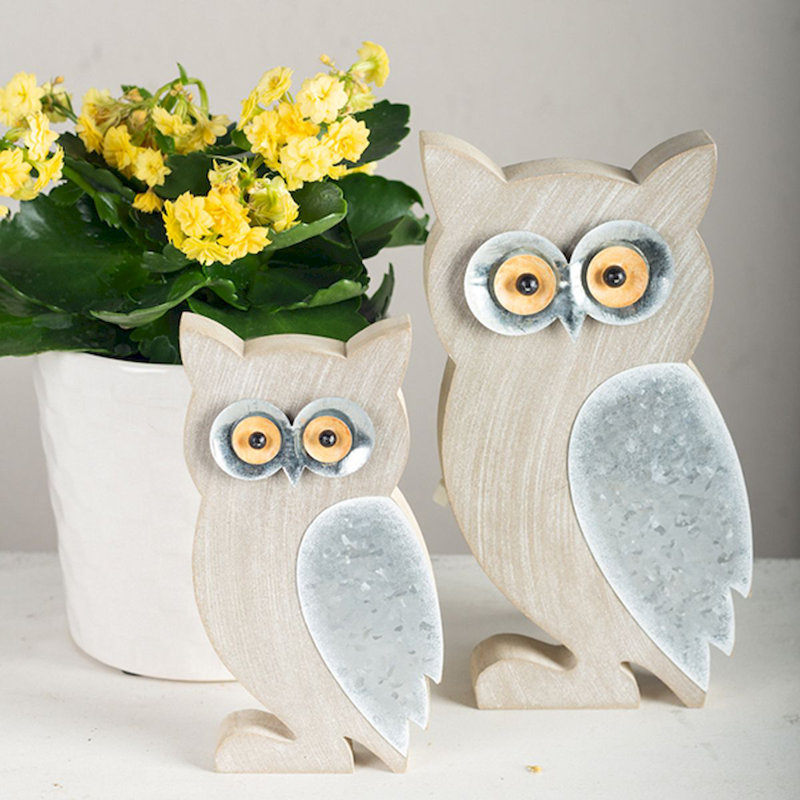 Ensemble de 2 figurines Candi Owls
