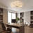 21.65'' Creative Heart-Shaped Ceiling Light With Fan