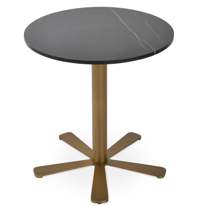 Table de réunion circulaire Iolande, H 29 po x L 36 po x l 36 po, Bronze