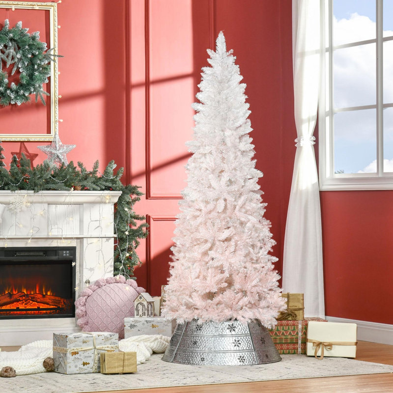 Grand sapin de Noël artificiel non éclairé, 6'