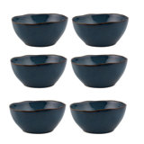 Gemstone Lapis Lazuli Stoneware Cereal Bowl