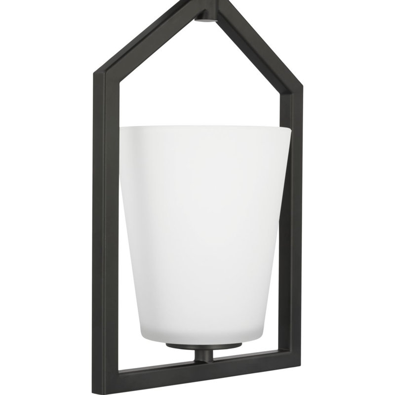 Plafonnier semi-encastré Bera Astri, Noir mat