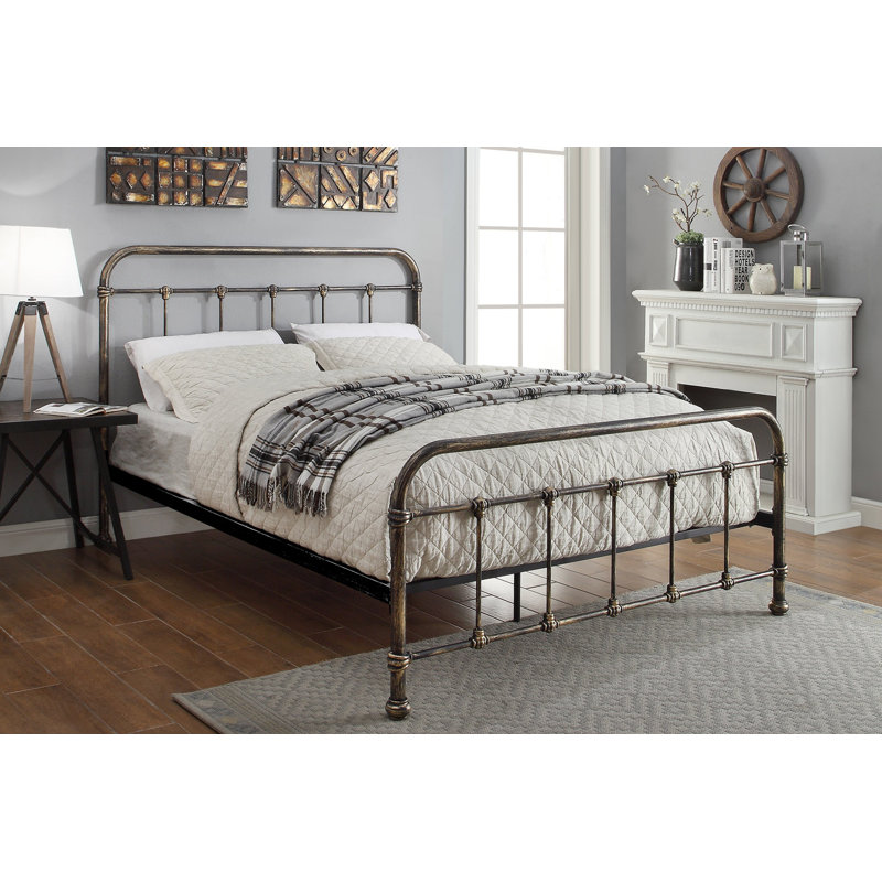 Charlottesville Bed with Mattress, Kingsize (5'), 19cm King Memory Foam