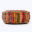 Repose-pieds rond 22 pi 22 po x 8 po en coton fait à la main Boho