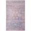 Tapis oriental gris / bleu tissé à plat Hershley-30015572
