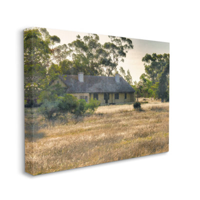 " Rural Cabin Grassy Landscape "