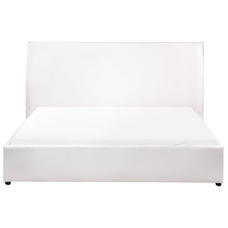 Waterbed Velvet LAVAUR Off-White, European King (160 x 200 cm)