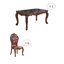 Ensembles de table de salle à manger de luxe rectangulaire en marbre-108072588