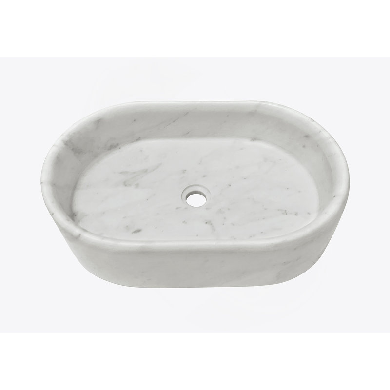 Vessel Sink, Oval-Shaped Sink For Bathroom, White