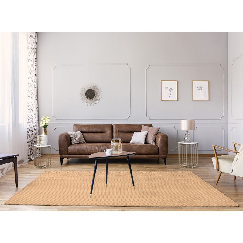 Tapis de zone orange rétro dégradé, Rectangle 9 pi x 12 pi