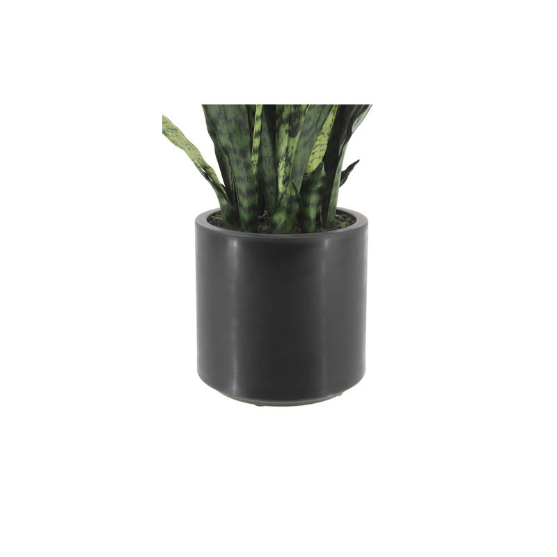 40" Artificial Snake Plant in Black Pot