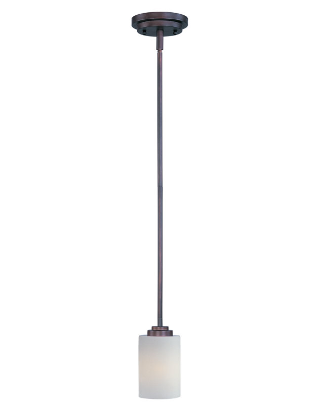 Luminaire suspendu unique à 1 lumière Deven, Laiton satiné