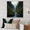 «Mystic Wilderness Pine Forest In Canada II», reproduction sur toile
