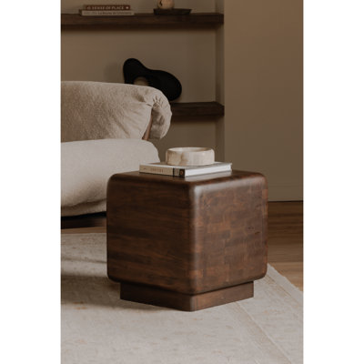 Table d'appoint Eton brun foncé