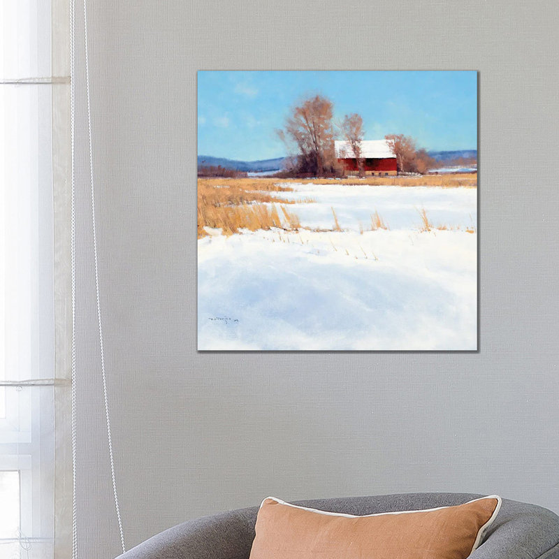 St. Croix Valley Barn by Ben Bauer - Wrapped Canvas Painting, 66.04 cm H x 66.04 cm W x 1.91 cm D