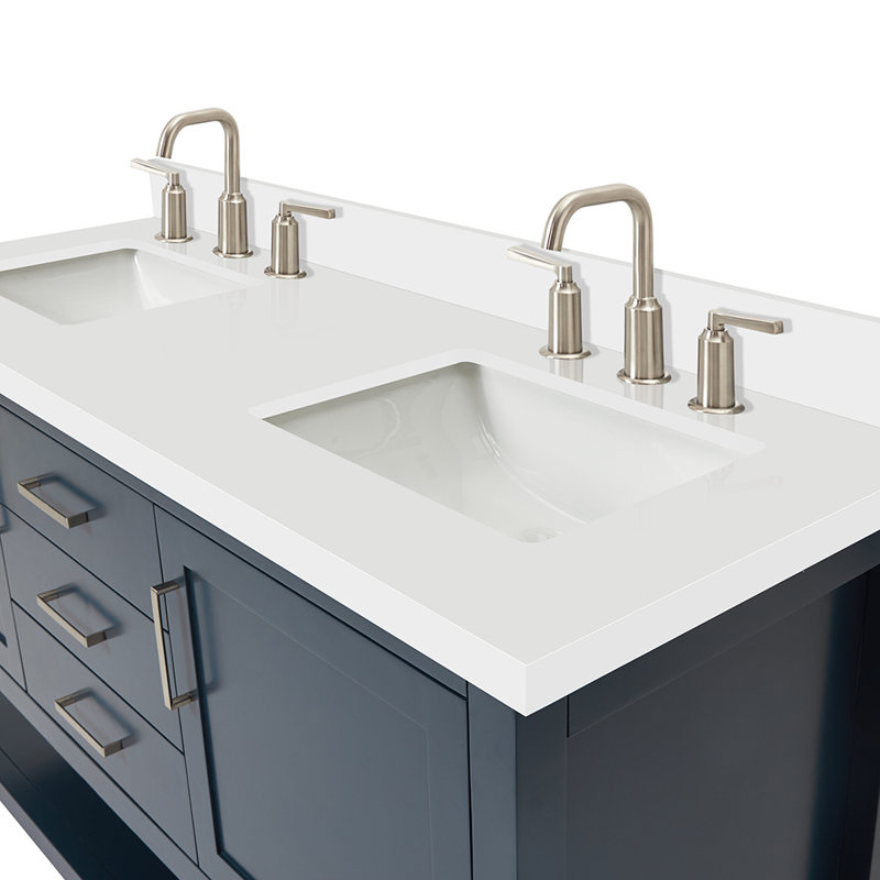 Bayhill 61'' W Double Vanity, Midnight Blue