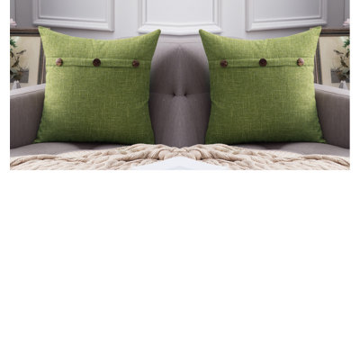 Chenille Geometric 18'' Throw Pillow Cover