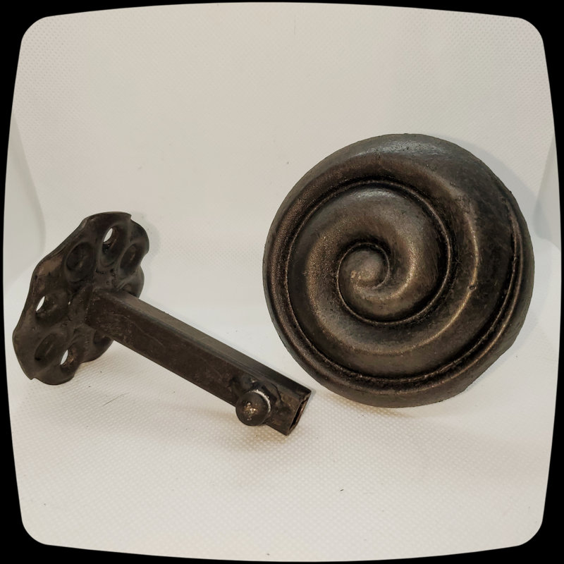 Minni Oil Rubbed Bronze Iron Adjustable 3.5'' to 3.5'' Curtain Holdback