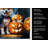 Akita Puppy Halloween Kitchen Towel-223249975