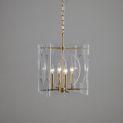 Lustre en laiton Tessa
