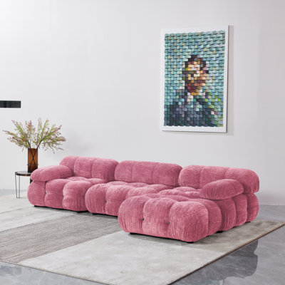 Canapé modulaire rembourré 4 pièces Daimion