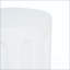Table d'appoint blanche cylindrique MGO avec texture rainurée verticale