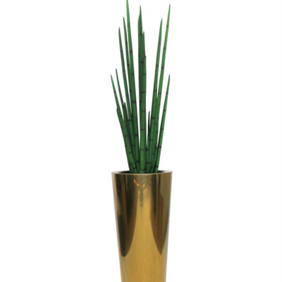 92 po Faux plante à plante en métal