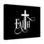 Faith Cross - Wrapped Canvas Print-360318040