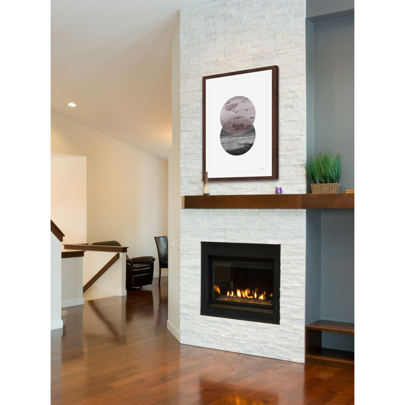 Single Picture Frame Print, Brown Framed, 45cm H x 30cm W