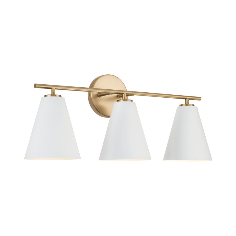 Charlie 3 - Light Dimmable Vanity Light, White